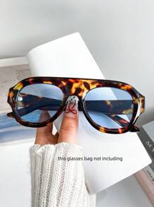 Ochelari de soare Retro Pilot Border pentru femei și bărbați, ochelari de soare cu lentile decorative, potriviti pentru petreceri zilnice pe plajă, fotografiere pe stradă, ochelari de soare Preppy pentru școală, în formă de scut, nuanțe de ochelari de soare