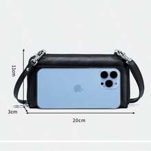 Touch Screen Crossbody Phone Purse For Women Rfid Blocking Small Cellphone Shoulder Purse - màu đen - Xem 8