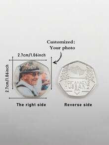 1 đồng xu kỷ niệm bằng đồng in ảnh nhiều màu sắc theo yêu cầu, nhiều kiểu dáng để lựa chọn, thích hợp cho Ngày của Cha, Ngày của Mẹ, Ngày Valentine, Sinh nhật, Kỷ niệm, Lời tỏ tình, Đám cưới, Kỷ niệm gia đình, Bạn bè, Tốt nghiệp, Giáng sinh, Quà tặng cao cấp, Phong cách sống mùa hè thư thái, Đồ dùng quà tặng Giáng sinh - phong cách 1 - Xem 14
