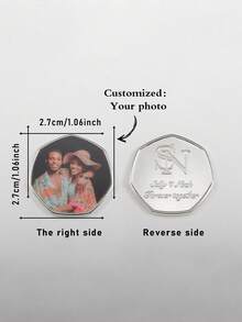 1 đồng xu kỷ niệm bằng đồng in ảnh nhiều màu sắc theo yêu cầu, nhiều kiểu dáng để lựa chọn, thích hợp cho Ngày của Cha, Ngày của Mẹ, Ngày Valentine, Sinh nhật, Kỷ niệm, Lời tỏ tình, Đám cưới, Kỷ niệm gia đình, Bạn bè, Tốt nghiệp, Giáng sinh, Quà tặng cao cấp, Phong cách sống mùa hè thư thái, Đồ dùng quà tặng Giáng sinh - phong cách 1 - Xem 20