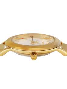 Juicy Couture Black Label Dress Watch Women Bracelet Watch Luminous Hands JC/1051MTBK - 金色 - 查看 4