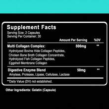 Multi Collagen For Women & Men - Type I, II, III, V, X Supports For Skin, Hair, Nails, Joints & Digestion | Menopause Care (60 Capsules One Bottle) - One bottle-Trail stage - 查看 5