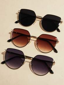 1 pièce Lunettes de mode pour hommes Nouvel été Style rétro classique Monture œil de chat large Accessoires de haute qualité Style de rue Cadeaux Convient pour l'extérieur, la randonnée, les vacances, la pêche, les représentations, les fêtes, les rassemblements