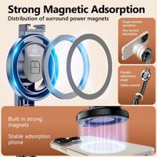 AXNEN 40英寸磁吸自拍杆三脚架，伸缩式磁吸自拍杆三脚架，带无线遥控器，兼容 15/14/13/12系列，MagSafe保护壳