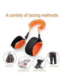 قطعة واحدة حزام أمان أطفال مضاد للحمل وحبل قطر للأمان، حبل أمان مضاد للفقد مناسب للسفر العائلي