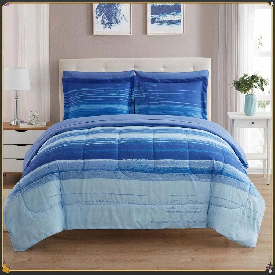 7 Piece Siena Bed In A Bag Comforter & Sheet Set Full - Multicolor - View 1