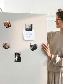 10pcs Custom Design Fridge Magnets, Can Customize 10 Different Patterns Magnets, Customize Logo/Text/Image, Photo Memorabilia, Personalized Gifts For Family And Friends