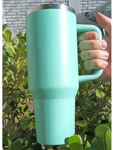 Thermal Bottle With Straw 1200mL - 青藍色 - 查看 1