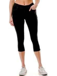 Capri Jeans Skinny Jeggings Denim Capris Pantshalloween