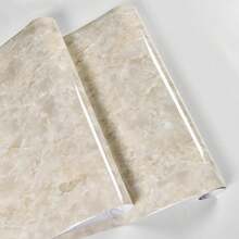 1 Rollo de papel tapiz autoadhesivo para pared de cocina con patrón de mármol, PVC, decoración para el hogar, a prueba de aceite y agua, decoración de pared de lujo, pegatinas de pared, decoración de habitación, accesorios de cocina, artículos de cocina, decoración de cocina