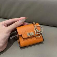 NYXIA Mini Square Leather Bag Charm Bag Pendant Light Luxury Cute Bag Pendant Fashion Decor Accessories Creative Keychain Women Gift Lipstick Bag Earphone Charter Bag Wallet Mini Purse Coin Wallet For Women Wallet Mini Wallet Purse Wallet - Multicolor - View 10