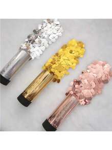 3pcs/Confetti Poppers, Multicolor Paper Confetti Cannon Popper, Party Decoration & Gift For Wedding, Birthday, Graduation, Anniversary, New Year