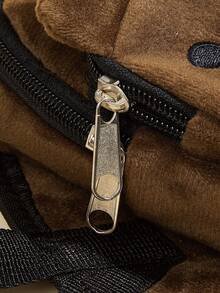 1 件米色便携式宠物背包，适合小型犬和猫的零食袋，用于宠物户外携带自带零食 - 彩色 - 查看 6