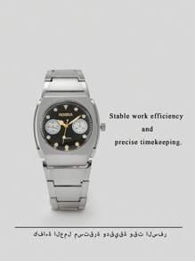 Relógio com Mostrador Panda de 3 Olhos que Pode ser Combinado com um Relógio de Quartzo Estável, para Homens e Mulheres