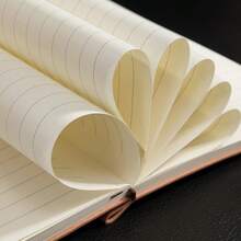 Lined Journal Notebook For Women Men, 200 Pages A5 Hardcover Leather Journals For Writing, Travel, Business, Work & School, College Ruled Notebooks For Note Taking, Diary Notepad 5.7"*8.4" School Supplies, Back To School - Multicolor - View 4