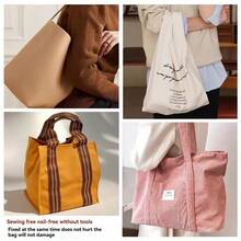 2/4/8/10 件帆布包钱包边缘磁性金属按扣，隐形磁扣，适用于单肩包、衣服、DIY 工艺配件