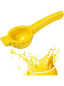 1 件装柠檬榨汁器手动水果榨汁机家用厨房榨汁工具柠檬榨汁器 - 黃色 - 查看 5