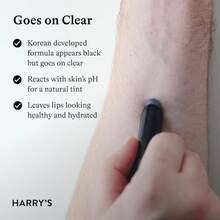 Harry's Black Lip Balm For Men - Hydrating Men's Lip Balm With Natural Finish - Korean Skincare Technology With Meadowfoam Oil - Gói 1 - Xem 9