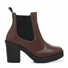 Women Ankle Boots & Booties - 巧克力棕 - 查看 6