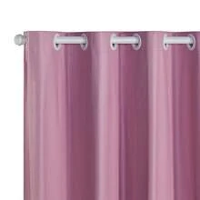 Blackout PVC Light Blocking Curtain 1.10 M Wide (Stretched) X 1.30 M High, Bedroom, Living Room, Kitchen, Bathroom - Baby Pink - View 1