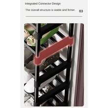 DMA Super Calidad Zapatero 9 Niveles, Organizador Zapatera Rack, Zapatero Pequeño Apilable para 18-27 Pares, Organizador de Zapato para Almacenar y Guardar Los Zapatos - Multicolor - Ver 7