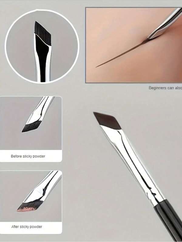 2/5/10 buc pensulă pentru creion de ochi unghiulară, instrumente de înfrumusețare pentru machiajul ochilor, pensulă pentru sprâncene, pensulă pentru fard de pleoape, Spoolie, pensulă Spoolie