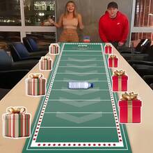 1 peça de corredor de mesa de jogo familiar com rolagem e pontuação para jogos de festa competitivos, noite de jogos, reuniões de carros, aniversário, Natal, aniversários, festas e festivais para formação de equipes, reuniões familiares, festas de amigos e eventos de festivais. - Multicolorido - Ver 12