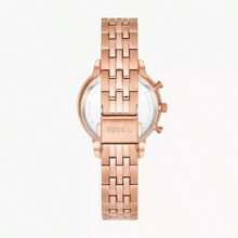 Fossil Relógio FOSSIL Neutra Series Three-Eye Chronograph em aço inoxidável com calendário