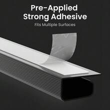 1 个 40 厘米电缆管理槽，自粘式电缆整理器托盘，适用于家庭和办公室