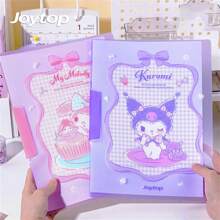 Sanrio 1 Stück Sanrio Kuromi MyMelody Mappe Schüler Prüfungspapier Aufbewahrungsclip, süßer Cinnamoroll transparent verstärkter A4 A3 Papieraufbewahrungsclip, Büroartikel, Mädchen Geschenke, Schulmaterial, Schulanfang