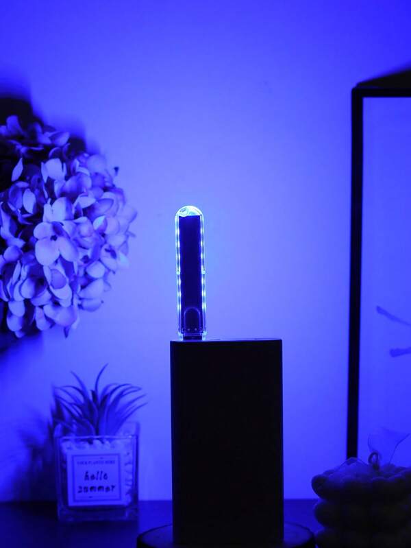 1 件便携式 8 LED USB 电源家居装饰小夜灯，带 8 LED 灯的小型 LED 灯棒，适用于儿童床头照明、户外活动照明、露营帐篷夜间照明，便携随身携带，读书灯，房间装饰氛围灯，卧室装饰小夜灯