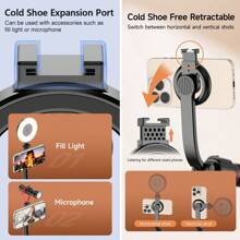 AXNEN 40英寸磁吸自拍杆三脚架，伸缩式磁吸自拍杆三脚架，带无线遥控器，兼容 15/14/13/12系列，MagSafe保护壳