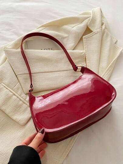 1个简约时尚手提包，时尚单肩包，适合购物、通勤