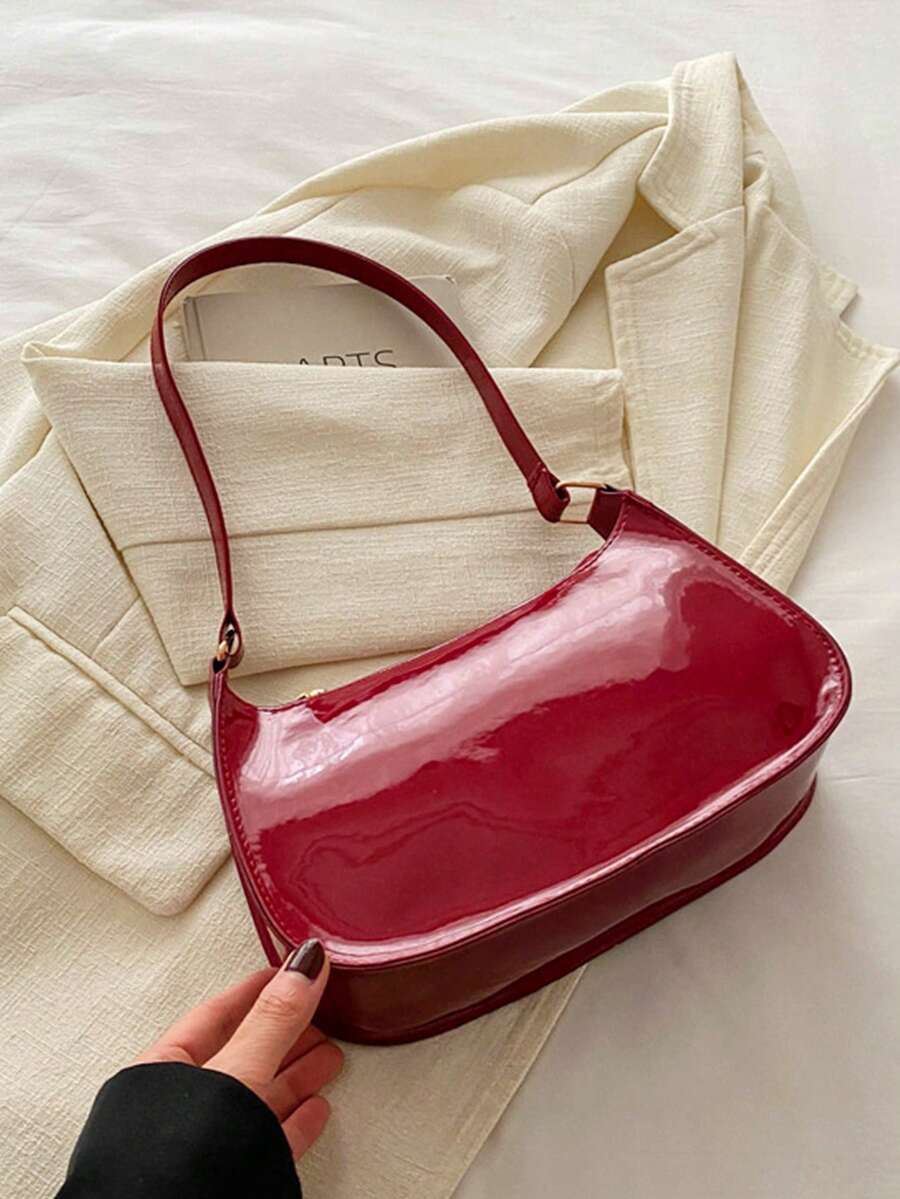 1个简约时尚手提包，时尚单肩包，适合购物、通勤