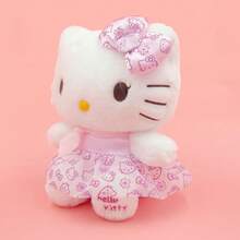 Muñeco de peluche de la Serie de burbujas sentada de  Familia , juguete ornamental de dibujos animados creativos, se puede usar como regalo para fiestas - Hola Kitty - Ver 6