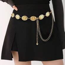 1 Stück Große Größen modische Taillenkette, Retro Boho Blume Muster Taillengürtel, geeignet für Kleider, Anzüge, Alltag, Party, Reisen, Geschenk für Freunde, Mutter, Freundin, Geburtstag, Valentinstag