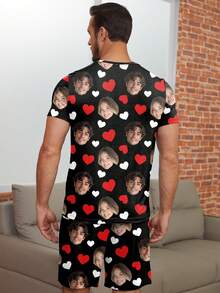 Customized Men's Suit Set, Personalized With Pet, Character, Or Portrait Designs, Holiday/Father's Day Gift, Easy Comfort, Fall/Winter