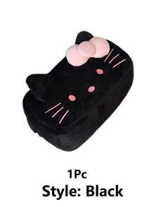 Sanrio 1 件 Hello Kitty 文具袋 卡通大容量铅笔盒收纳袋 返校学习用品礼物（部分零件可能随机）