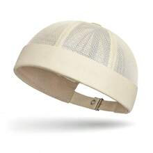 1 pièce Casquette sans bord aérée en maille pour hommes et femmes - Légère et confortable