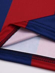 SURUIDA 1 件男士巴塞罗那队球衣 #10 足球衫，适合青少年、运动比赛、休闲团队运动短袖上衣