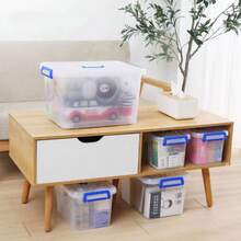 20L 26L 35L 45L Plastic Storage Box Boxes Lid, With Handles, With Wheels Food Toy Clothes Container Home Kitchen Office - White - View 8