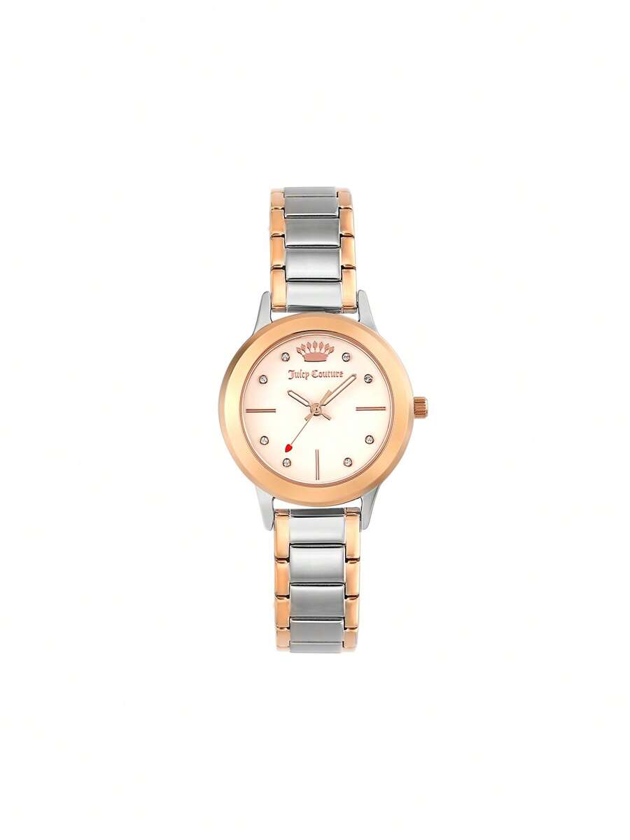 Juicy Couture Women Quartz Watch Sweet Girl Style Ladies Beacelet Women Bracelet Watch With Two-Tone Stainless Steel Stap JC/1051WTRT - 彩色 - 查看 1