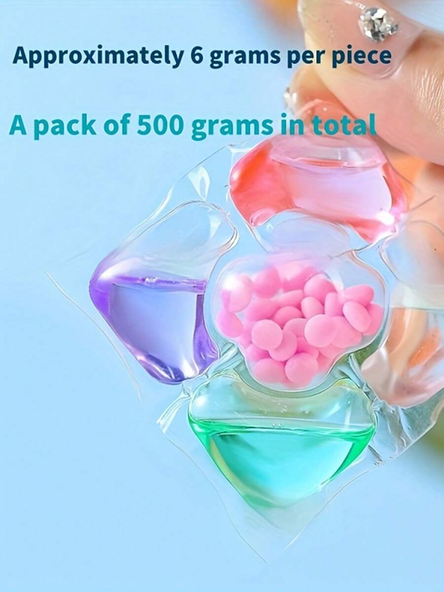 五合一洗衣皂片、洗衣皂颗粒和清洁产品,一款具有持久香味的多用途洗衣皂,适合家庭、宿舍和旅行使用。 - 彩色 - 查看 1