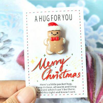 1/2/5/10/20/40 peças de cartões de bolso de gengibre de Natal para homens - perfeitos para aniversários, agradecimentos, volta às aulas e Natal, Ação de Graças - ideais para família, amigos e colegas