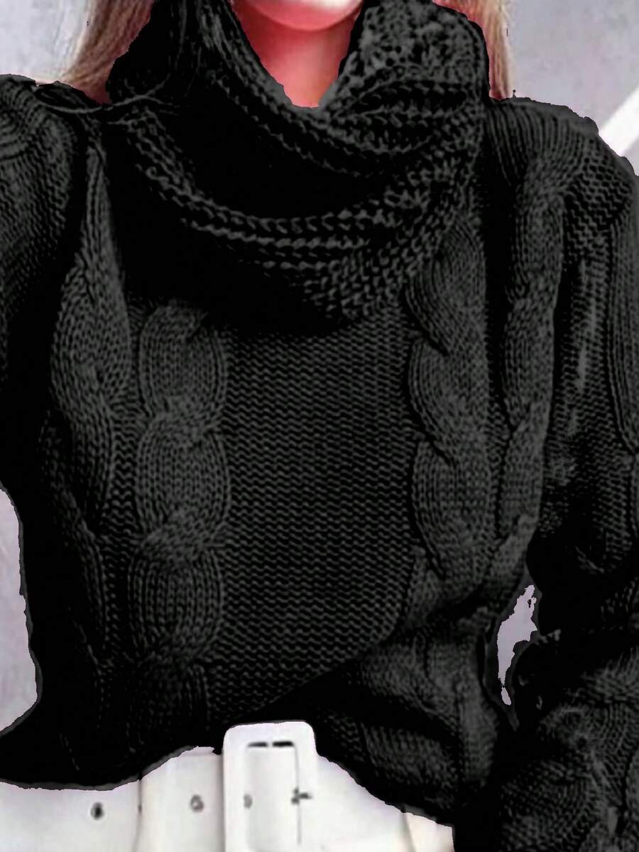 Women Sweaters - 黑色 - 查看 1