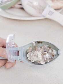 1 件装塑料鱼鳞刮刀带盖，手动厨房鱼鳞工具 - 彩色 - 查看 2