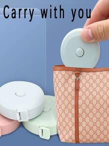 1/3PCS 1.5米圆形软卷尺，多功能自动伸缩软卷尺，人体测量尺，Macron 彩色软卷尺学校用品，返校