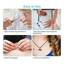 10/20/30/40/50/100pcs Wax Cord Necklace String, Gold Lobster Clasp Braided Rope Necklace, Leather Cord Necklace, Bulk Jewelry Making Chain, Necklace& Bracelet Cord