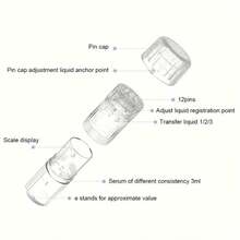 15Pcs Dr.Pen Hydra H3 Cartridges 12 36 Pins Round Nano Disposable Replacement Accessories Cartridges Adjustable Microneedleing Skin Care - 15pcs 12pins - 查看 6