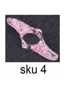 1入情人節紫色心形閃粉拇指書籤,創意便攜式學生讀書助手 - 紫色 - 查看 19